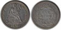 US Dime 1872 No Mint Mark 1872 Liberty Seated Silver Dime DDR FS-801 EF ... 203.39 £  +  44.38 £ shipping