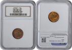 US Cent 1907 Indian Cent MS64RD NGC None -