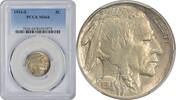 US Nickel 1914-S Buffalo Nickel MS64 PCGS None -