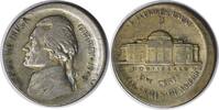 US Nickel 1943-D Jefferson Nickel Broad Strike EF Uncertified None -