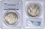 US Dollar 1891 Morgan Silver Dollar MS63PL PCGS None -