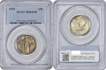 US Quarter 1929 Standing Liberty Silver Quarter MS64FH PCGS None -