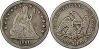 US Quarter 1861 S 1861-S Liberty Seated Quarter VF Uncertified #1000 Non... 1,848.99 £  +  44.38 £ shipping