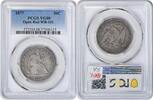 US Half Dollar 1877 Liberty Seated Silver Half Dollar Open Bud WB-101 VG08 PCGS None -
