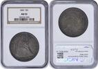 US Dollar 1842 Liberty Seated Dollar AU53 NGC None -