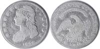 US Half Dollar 1836 Bust Silver Half Dollar Lettered Edge F Uncertified #212 None -