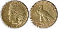 US Ten Dollar 1910-S $10 Gold Indian EF Uncertified #321 None -