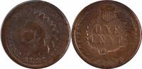 US Cent 1886 Indian Cent Variety I AG Uncertified None -