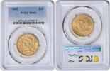 US Ten Dollar 1895 $10 Gold Liberty Head MS62 PCGS None -