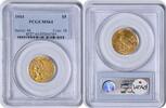 US Five Dollar 1914 $5 Gold Indian MS64 PCGS None -