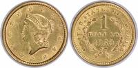 US Dollar 1853 $1 Gold Type 1 AU Uncertified #1160 None -
