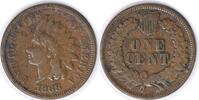 US Cent 1868 Indian Cent Choice VG Uncertified #713 None -