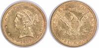 US Five Dollar 1907-D $5 Gold Liberty Head AU58 Uncertified #301 None -