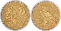 US Five Dollar 1909-D $5 Gold Indian AU58 Uncertified #855 None -