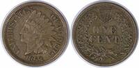 US Cent 1862 Indian Cent Choice VF Uncertified None -