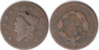 US Cent 1829 Large Cent N-7 Wheel Spoke G Uncertified #342 None -