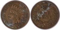 US Cent 1908-S Indian Cent VF Uncertified #1007 None -