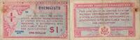 US Dollar $1 Military Payment Certificate Series 471 VF Uncertified -