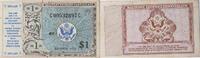 US Dollar $1 Military Payment Certificate Series 472 VF Uncertified -