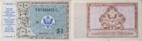 US Dollar $1 Military Payment Certificate Series 472 EF Uncertified -