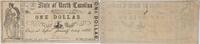 US Dollar $1 State Bank of North Carolina CR-32 VF Uncertified -