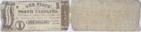 US Dollar $1 State Bank of North Carolina CR-88 VF Uncertified -