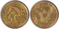 US Two and a Half Dollar 1905 $2.50 Gold Liberty Head AU58 Uncertified #1017 None -