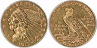 US Two and a Half Dollar 1913 $2.50 Gold Indian AU58 Uncertified #1059 None -