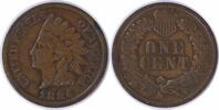 US Cent 1886 Indian Cent Variety 2 F Uncertified None -