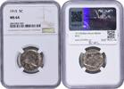 US Nickel 1915 Buffalo Nickel MS64 NGC None -