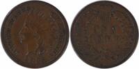 US Cent 1885 Indian Cent VF Uncertified None -