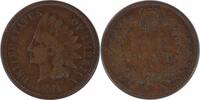 US Cent 1873 Indian Cent Closed 3 VG Uncertified None -