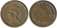 US Cent 1863 Indian Cent AU Uncertified None -