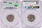 US Nickel 1914-S Buffalo Nickel MS63 CACG None -