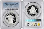 US One Hundred Dollar 2004-W $100 American Platinum Eagle PR69DCAM PCGS None -