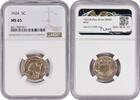US Nickel 1924 Buffalo Nickel MS65 NGC None -
