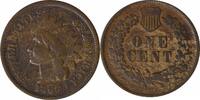 US Cent 1865 Indian Cent F Uncertified None -