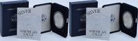 US Dollar 2003-W $1 American Proof Silver Eagle in Original Government Packaging None -