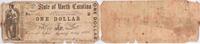 US $1 1861 State of North Carolina CR-32 VG Uncertified -