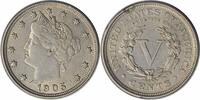 US Nickel 1905 Liberty Nickel AU Uncertified None -