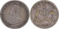 US 1920 M Australian 6 Pence KM25 VF Uncertified -