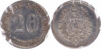 US 1873 G Germany 20 Pfennig KM5 AU Uncertified -