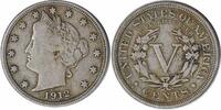 US Nickel 1912-D Liberty Nickel VF Uncertified None -