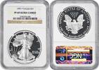 US Dollar 1997-P $1 American Silver Eagle PF69UCAM NGC None -