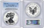 US Dollar 2013-W $1 American Silver Eagle Reverse PR69 PCGS None -