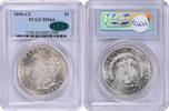 US Dollar 1890-CC Morgan Silver Dollar MS64 PCGS (CAC) CAC -