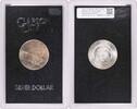 US Dollar 1884-CC Morgan Silver Dollar Brilliant Uncirculated Obverse Toning GSA Holder Hard Pack #718 GSA -