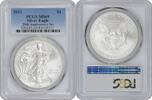 US Dollar 2011 $1 American Silver Eagle 25th Anniversary Set MS69 PCGS None -