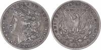 US Dollar 1890-CC Morgan Silver Dollar VF Uncertified #120 None -