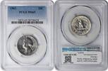 US Quarter 1963 Washington Silver Quarter MS65 PCGS None -
